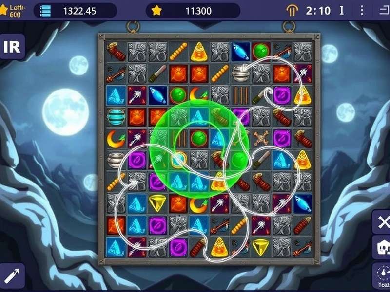 Grey Sorceress S Puzzle Game Screenshot